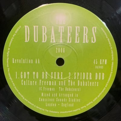 Singer Blue, The Dubateers - Do Jah Works picture 2