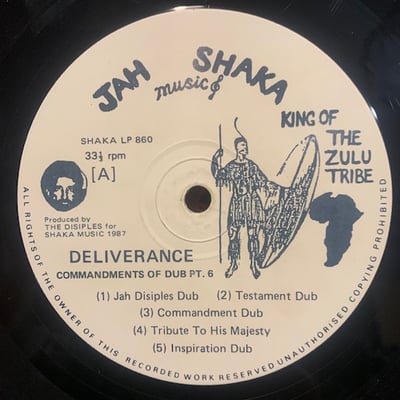 Jah Shaka, The Disciples - Commandments Of Dub Chapter 6 - Deliverance picture 3