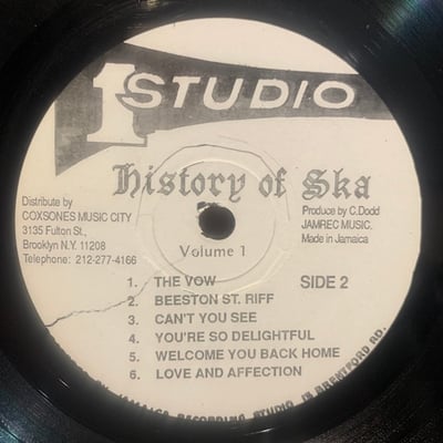 Various - History Of Ska Vol. 1 - The Golden Years 60-65 picture 3