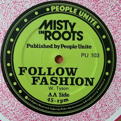 Misty In Roots - Poor And Needy / Follow Fashion picture 2