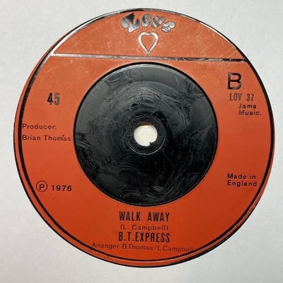 The Starlites, B.T. Express - Mr Walker / Walk Away picture 2
