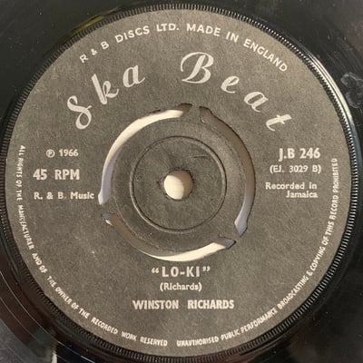 The Carib Beats - Bells Of St. Mary's (Ska) / 'Lo-Ki' picture 2