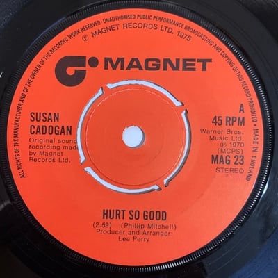 Susan Cadogan, The Upsetters - Hurt So Good / Loving is Good picture 2