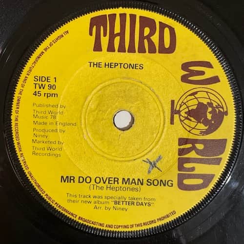 The Heptones – Mr Do Over Man Song / Key To Her Heart