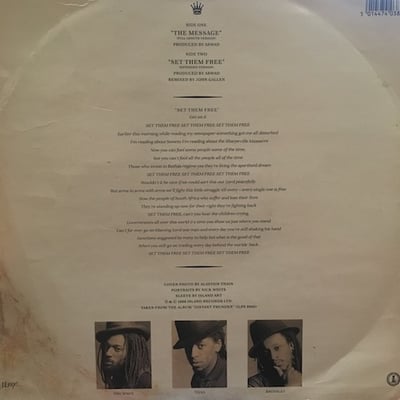 Aswad - The Message / Set Them Free picture 2
