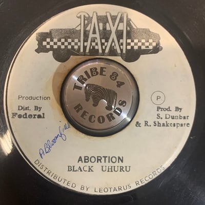 Black Uhuru - Abortionpicture