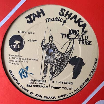 Bim Sherman - Happiness / Exile Dub picture 2