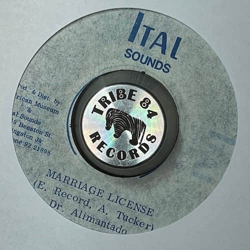 Dr. Alimantado – Marriage License