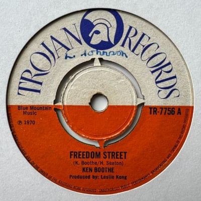 Ken Boothe, Beverley's All Stars - Freedom Street / Freedom Versionpicture