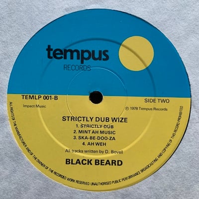 Blackbeard - Strictly Dub Wize picture 3