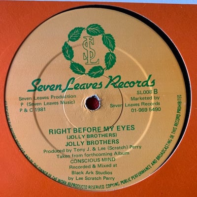 The Jolly Brothers - Have A Little Faith / Right Before My Eyes picture 3