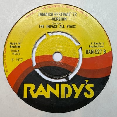 Jimmy London, The Rocking Horse - Jamaica Festival '72 picture 2
