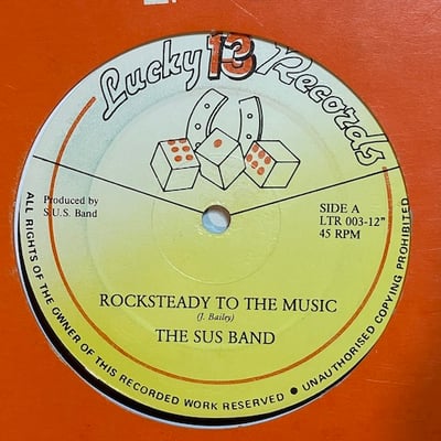 S.U.S. Band - Rocksteady To The Music / Mr. D.J. picture 2
