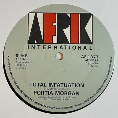 Portia Morgan, We The People Band - Infatuation / Total Infatuation picture 2