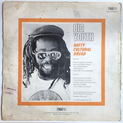 Big Youth - Natty Cultural Dread picture 2