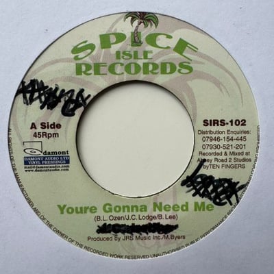 JC Lodge, Harry Brown - You're Gonna Need Me / Spice Isle Rock picture 2