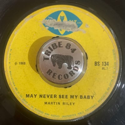 The Slickers, Martin Riley - Nana / May Never See My Baby picture 2