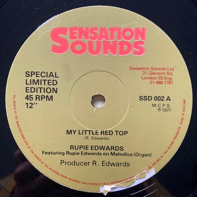 Rupie Edwards, Dobby Dobson - My Little Red Top / That Wonderful Sound picture 3