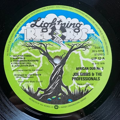Joe Gibbs & The Professionals - African Dub - All Mighty - Chapter Three picture 4