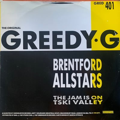 T-Ski Valley, Brentford All Stars - The Jam Is On / Greedy G picture 3