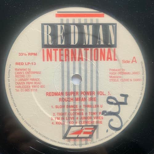 Various – Redman Super Power Vol. 1 Rough - Mean - Irie