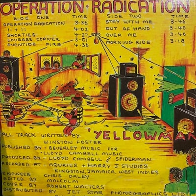 Yellowman - Operation Radication picture 2