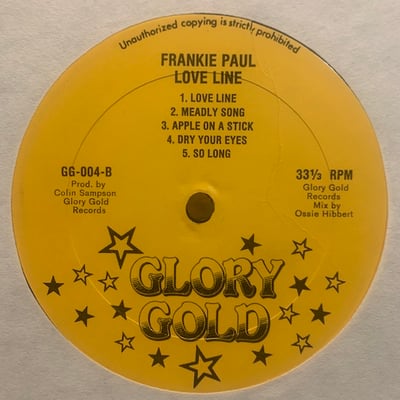 Frankie Paul - Love Line picture 3