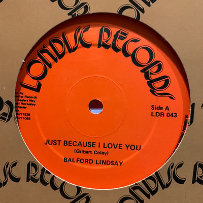 Balford Lindsay - Just Because I Love You picture 2