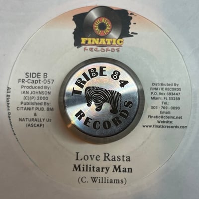 Capleton, Military Man - Cherish No Wrong / Love Rasta picture 2