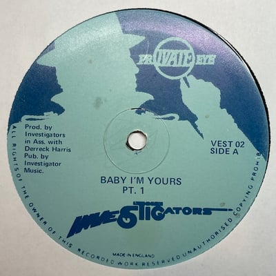 The Investigators - Baby I Am Yourspicture