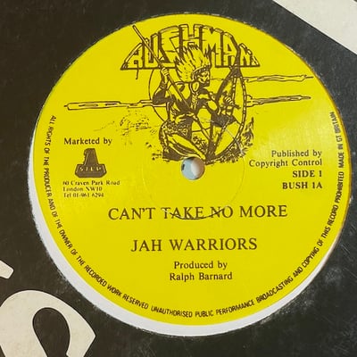 Jah Warriors - Can't Take No More picture 4