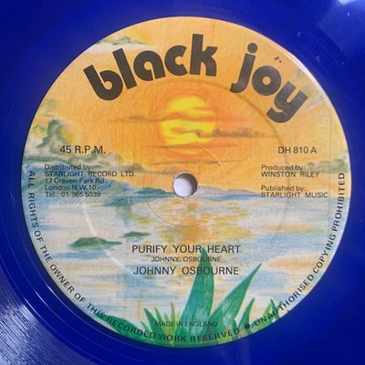 Johnny Osbourne - Purify Your Heart / Politician picture 2