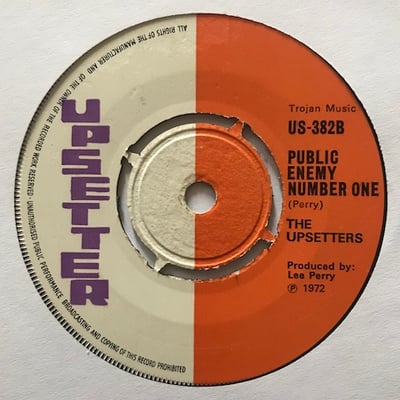 King Iwah, The Upsetters - Give Me Power # 2 / Public Enemy Number One picture 2