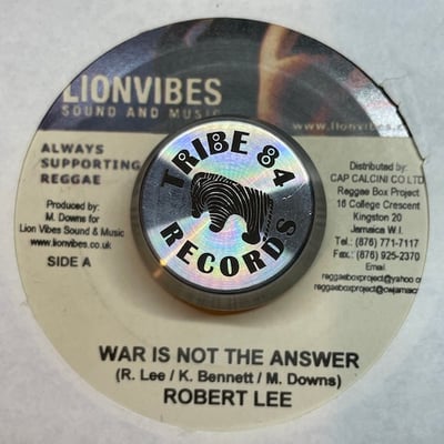 Robert Lee - War Is Not The Answer picture 2