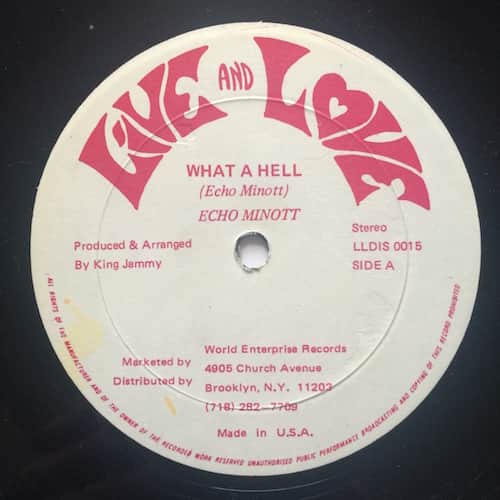 Echo Minott – What A Hell