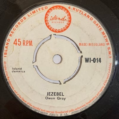 Owen Gray, Millie Small, Owen Gray - Sugar Plum / Jezebel picture 2