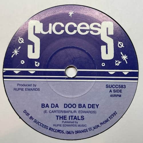 The Itals, I-Roy – Ba Da Doo Ba Dey / Tiger From Bengalie