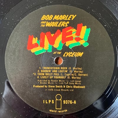 Bob Marley & The Wailers - Live! At The Lyceum picture 3