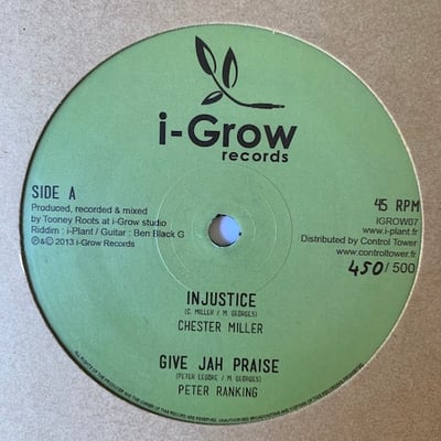 I-Plant, Chester Miller, Peter Ranking, General Jah Mikey - Injustice Riddim picture 2
