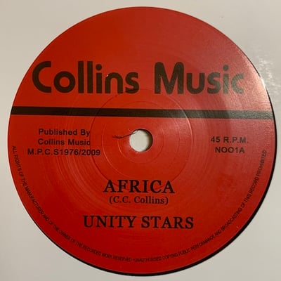Unity Stars, Big Dread - Africa / I Got To Go Girlpicture
