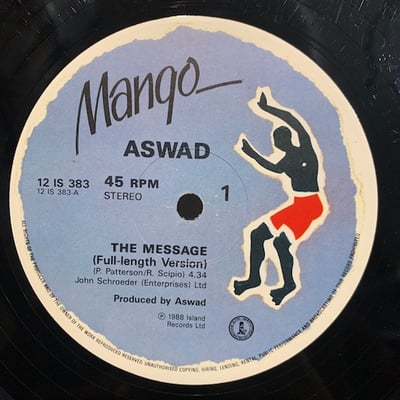 Aswad - The Message / Set Them Free picture 3
