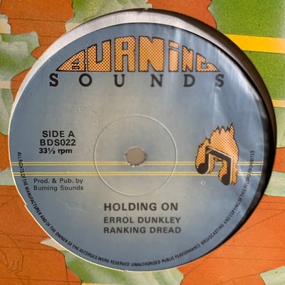 Errol Dunkley, Ranking Dread - Holding On picture 3