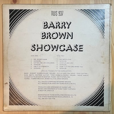 Barry Brown - Showcase picture 2