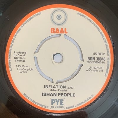 Ishan People - Come To The Music / Inflationpicture