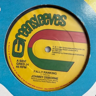 Johnny Osbourne - Fally Ranking picture 2