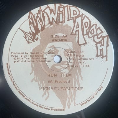 Apache Scratchy, Michael Fabulous - Father & Son / Run Them picture 2