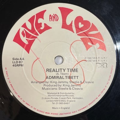 Cocoa Tea, Admiral Tibet - Lonesome Side / Reality Time picture 2