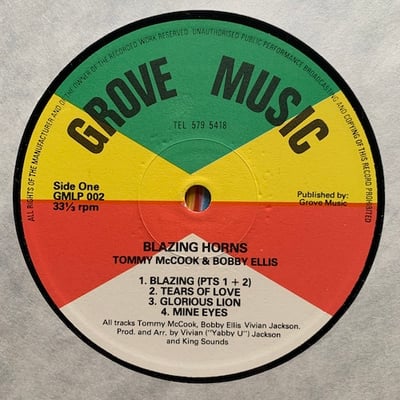 Tommy McCook, Bobby Ellis - Blazing Horns picture 3