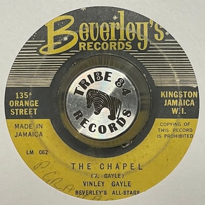 The Vikings, Beverley's All Stars, Vinley Gayle - When I Get Home / The Chapel picture 2