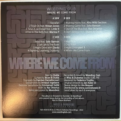 Weeding Dub - Where We Come From picture 2